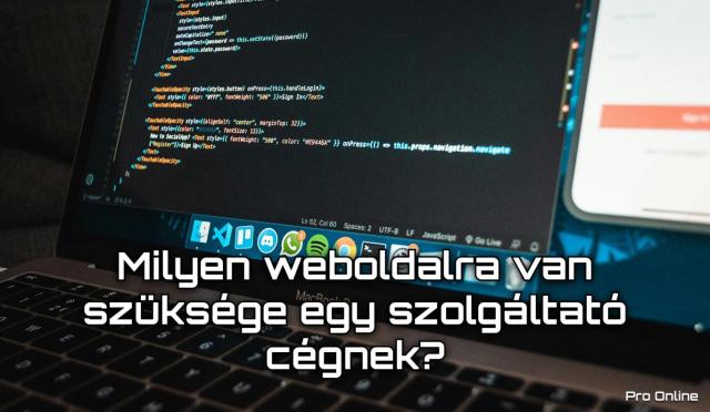 Milyen weboldalra van szüksége egy szolgáltató cégnek?